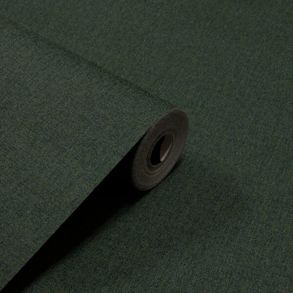 Papel de Parede Linho Verde Escuro PDI0181