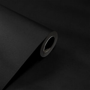 Papel de Parede Liso Preto Absoluto PDL6043