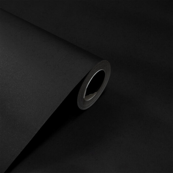Papel de Parede Liso Preto Absoluto PDL6043