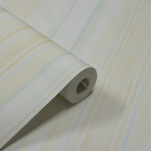 Papel de Parede Listras Azul, Creme e Branco PDS6014